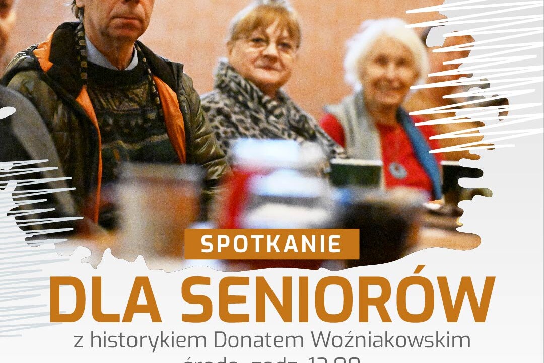 Spotkanie dla seniorów z Donatem Woźniakowskim