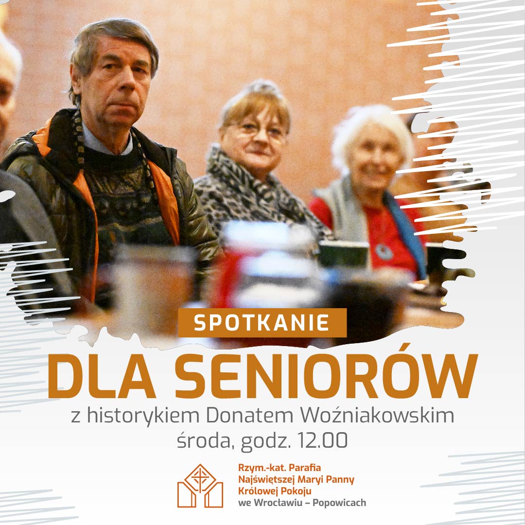 Spotkanie dla seniorów z Donatem Woźniakowskim